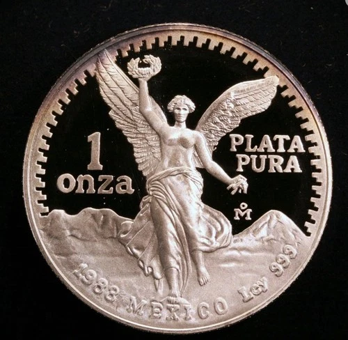 1988 Mexican Silver Libertad 1 oz — photo from the most recent tracked eBay sale