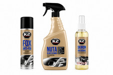 K2 Innenraum-Pflegeset für klare Sicht, hygienische Frische und Sauberkeit