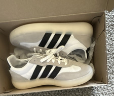 adidas Barreda Decode Kids Tennis Sneakers White/Black Leather US 7.5 JR3101