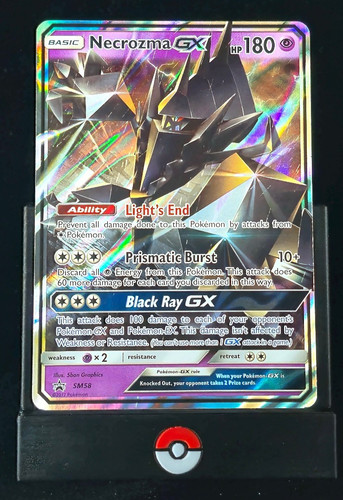 Pokemon Necrozma GX SM58 Sun Moon Black Star Promo