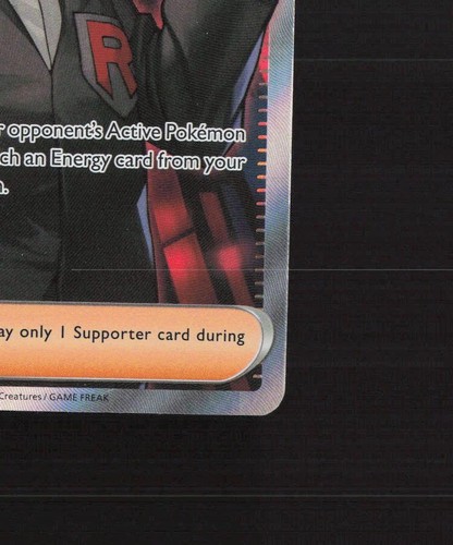 Tarjeta Pokémon rara arte completo LP Giovanni's Charisma 197/165 Scarlet & Violet 151 - Imagen 6 de 10