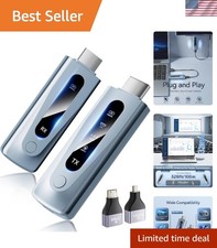 Upgraded Wireless HDMI Transmitter/Receiver 328FT, Ultra-Low Latency, 4K Output