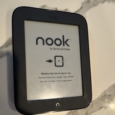 Barnes Noble Nook Simple Touch BNRV300 Black 6" Touchscreen eBook Reader Wi-Fi