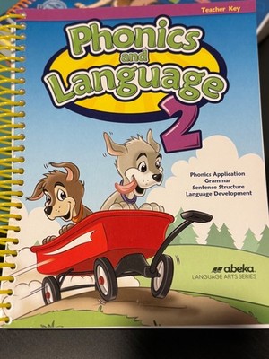 Brand New, Unused Abeka Kids Phonics and Language 2 Teacher Key Homeschool Book