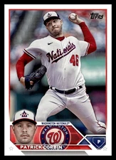 2023 Topps Update #US172 Patrick Corbin Washington Nationals Baseball Card