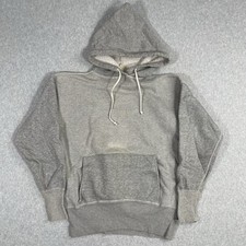 VTG 40s 50s Flagg Bodygaurd Utica Hoodie Sweatshirt Two Tone Double Face USA WW2