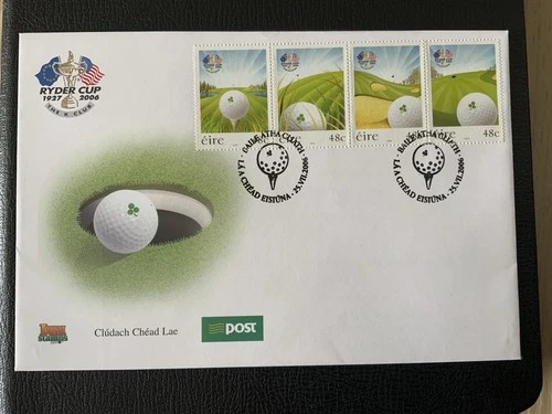 Ireland 2006 #1674-1677,1677b,1678-1681 Ryder Cup - 3 FDCs