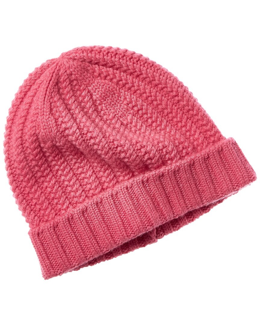 Sofiacashmere Chunky Textured Cashmere Hat Women's Pink