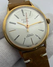 Vintage Watch USSR Poljot De LUXE 29 Jewels Soviet Wristwatch Automatic