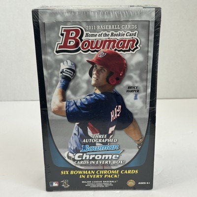 NEW 2011 Bowman Baseball Jumbo Box Bryce Harper Rookie Card RC Factory Sealed