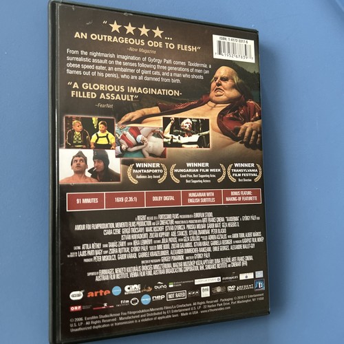Taxidermia DVD 2010 Horror Comedy Indie Rare OOP HTF Intense WTF Wild Gore Cult - Foto 3 di 6