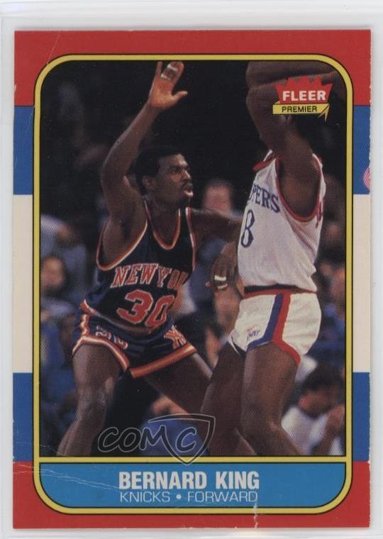 1986-87 Fleer Bernard King #60 HOF 06o9