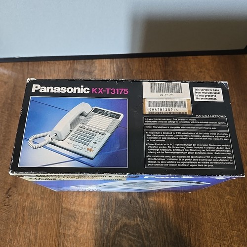 Vintage Panasonic EASA Telefon KX-T3175 Neu Originalverpackt - Bild 2 von 7