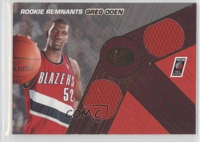 2007 Bowman Elevation Rookie Remnants Dual Numbered to 79 43/79 Greg Oden RC 0b9