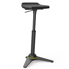 Aeris Muvman Industry Standard Hocker Integralschaum Swopper mit ESD schwarz