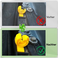 2X Für Opel GM Clip Motorhaube Halter Motorhaubenstütze Astra K Corsa D Meriva