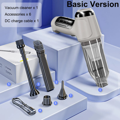 Car Vacuum Cleaner Wireless Vacuum Cleaner Duster Handheld Vacuum Pump for Home 
