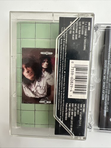 Motley Crue: Dr. Feelgood (Cassette, 1989) Elektra Records - Picture 5 of 7