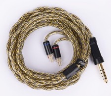 JSHiFi-Flame Earphone Upgrade Cable Rare-Earth Copper Nickel Alloy 2Pin 4.4mm
