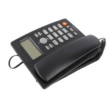 Caller ID Landline Phone Hands-Free For Home/Hotel/Office Black
