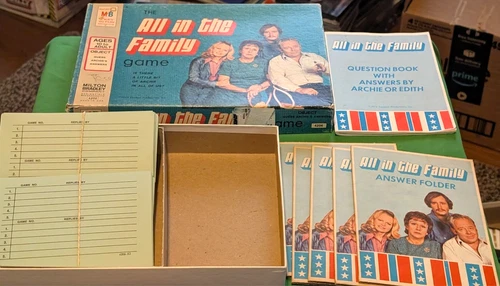 Vintage All in the Family Board Game 1972 Milton Bradley - Complete