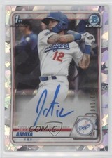2020 Bowman Chrome Prospects Atomic Refractor 1/100 Jacob Amaya #CPA-JA Auto 3a1