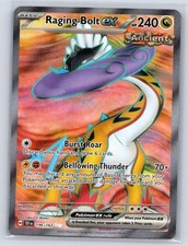 Raging Bolt ex 196/162 Ultra Rare Temporal Forces Pokemon Holo Near Mint