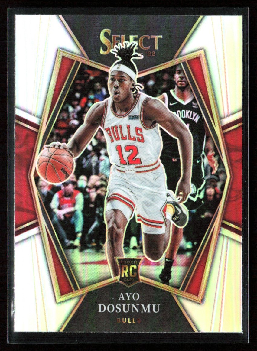 Ayo Dosunmu 2021-22 Panini Select Silver Prizm RC #154 Chicago Bulls