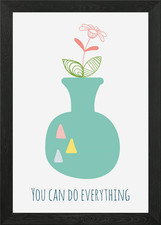 Hygge cozy poster Framed Wall Art Poster Canvas Print Picture