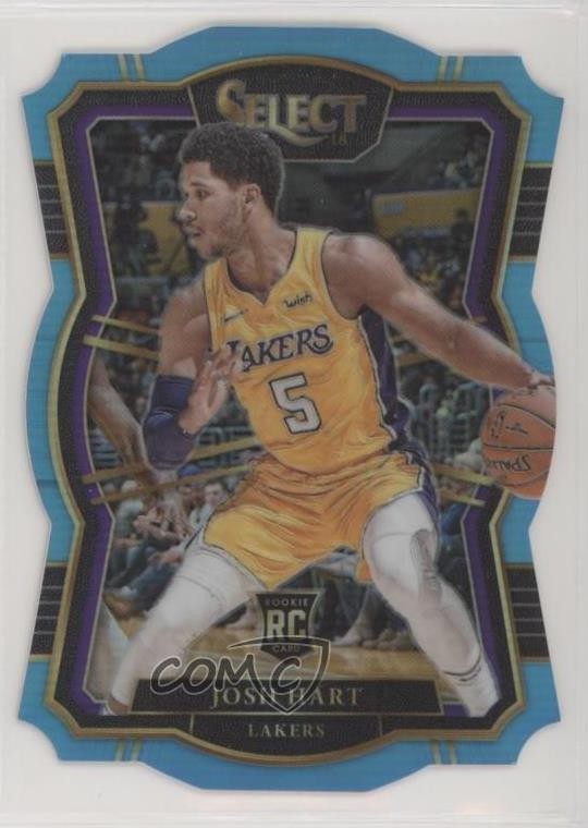 2017 Panini Select Premier Level Light Blue Die-Cut Prizm 178/185 Josh Hart e6p