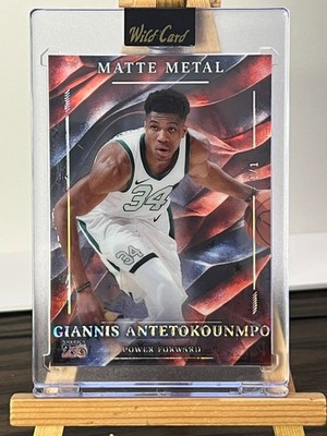 1/1 GIANNIS ANTETOKOUNMPO BUCKS 2026 WILD CARD AMERICA 250th MATTE METAL