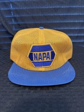 Vintage Retro NAPA Auto Parts All Mesh Louisville Snapback Hat. Made In USA