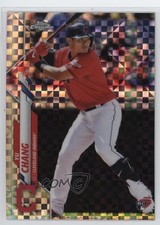 2020 Topps Chrome X-Fractor Yu Chang #173 Rookie RC 18gj