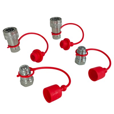 2Sets For Pioneer Ball Style 1/2'' NPT Hydraulic Coupler Quick Connect Coupling 