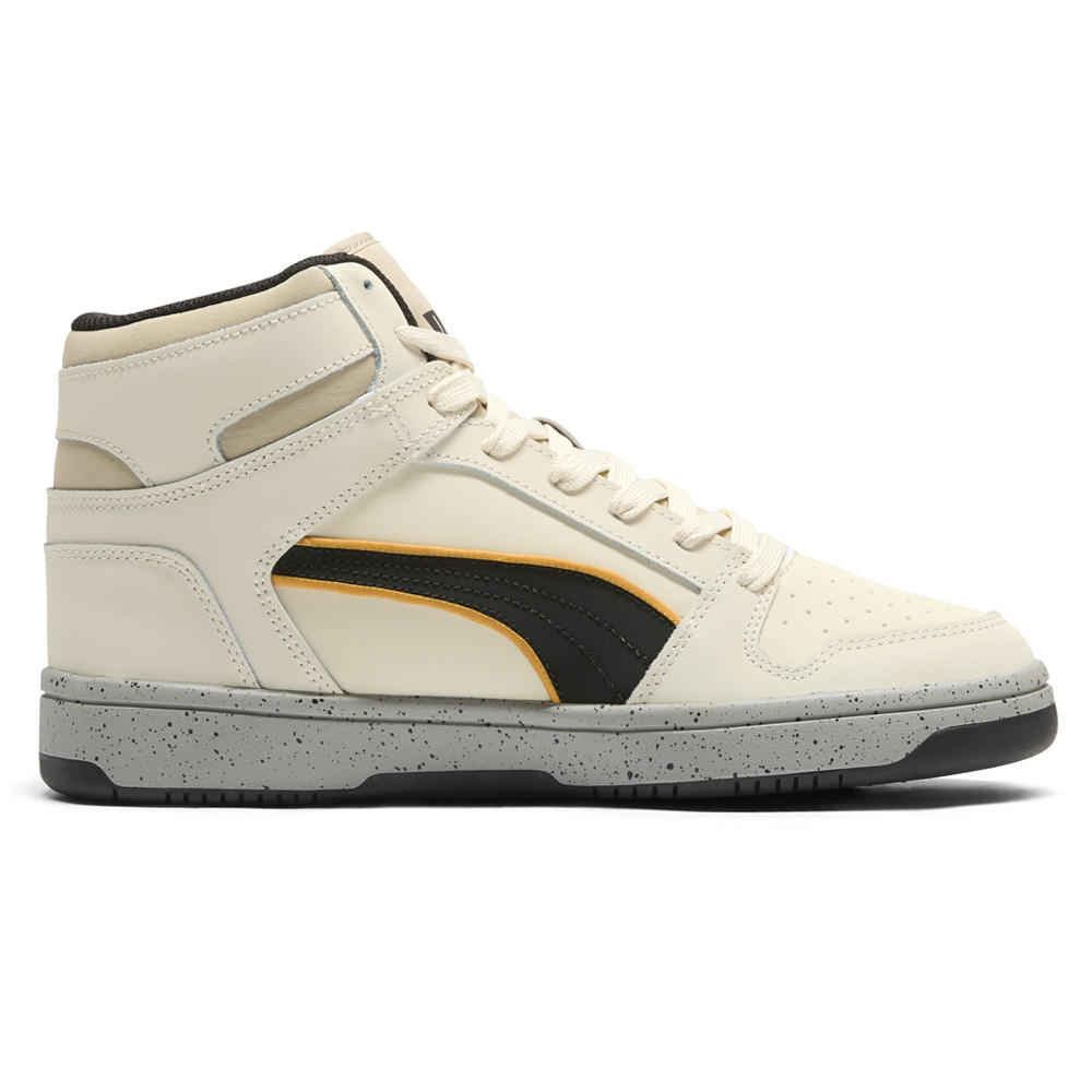 Puma Rebound Layup Нейлоновые высокие мужские белоснежные кроссовки Повседневная обувь 39911301