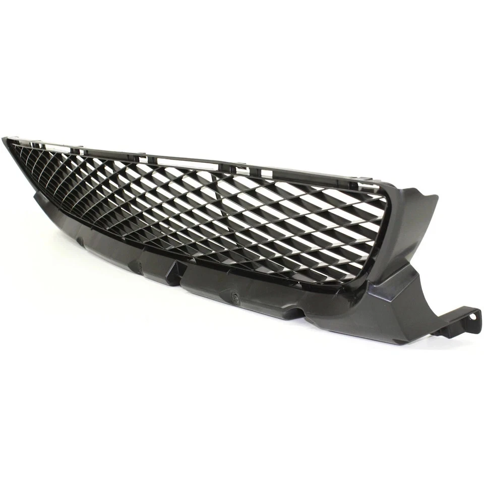 Front Bumper Grille Textured Black For 2007-2009 Mazda 3 Sedan Std.Type Model Foto 3 de 4