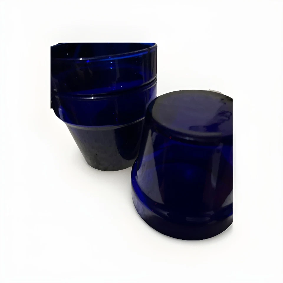 Genial Raro Juego de 3 Mini Macetas UV Azules para Mini Plantas Foto 2 de 4