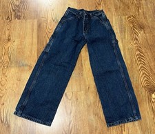 Wrangler WRG Boys' Wide Leg Carpenter Jeans, Size 10 Regular