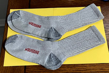 2 PAIR WOLVERINE THICK, HEAVY, SOCKS OVER THE CALF  RIB TOP STAY UP  LARGE