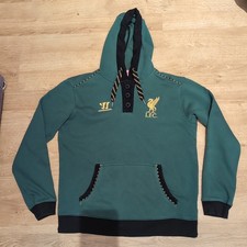 Liverpool 2013 Football Hoodie Top Jacket - Warrior Size Large Green