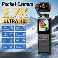 Handheld 180 Rotate Lens Pocket Body Cam Vlogging Camera Audio Video Recorder