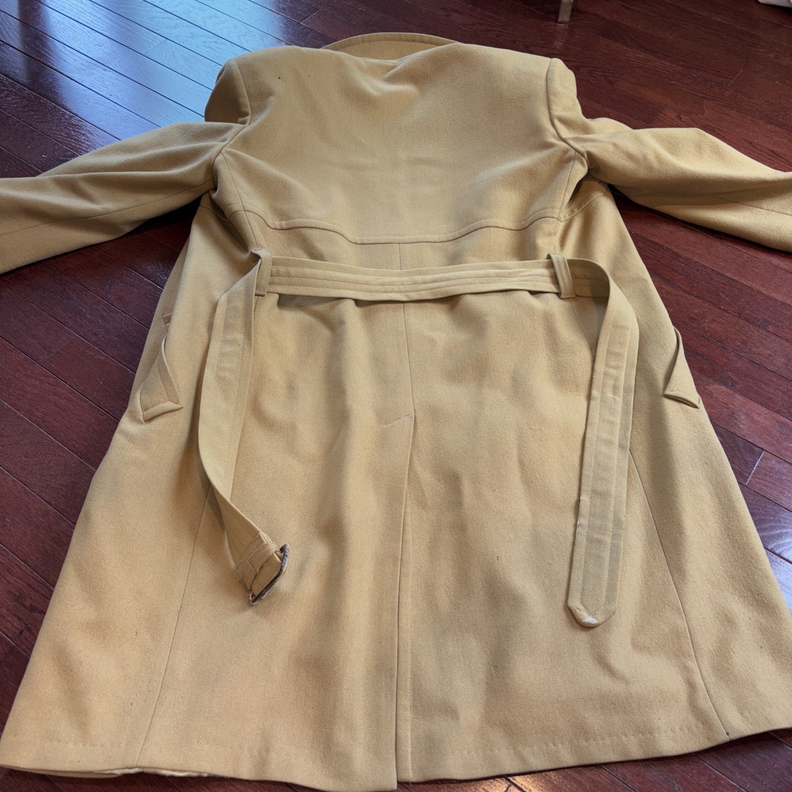 VTG Pendleton Jacket S/M Wool Collared Belted Coa… - image 19