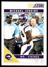 Michael Jenkins 2011 Score #16 Vikings NFL READ FREE SHIPPING AutographDen