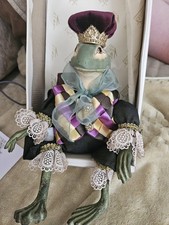 KATHERINE’S COLLECTION WAYNE KLESKI Caruso Beanbag Frog 13” NIB COA Retired