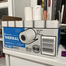 Member's Mark 48 Pack Thermal Receipt Paper Rolls, 2 1/4" X 50'