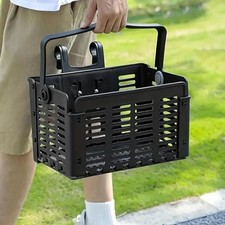 Bike Basket Bike Accessories Heavy Duty Folding for Pet Dog Carrying Carrier