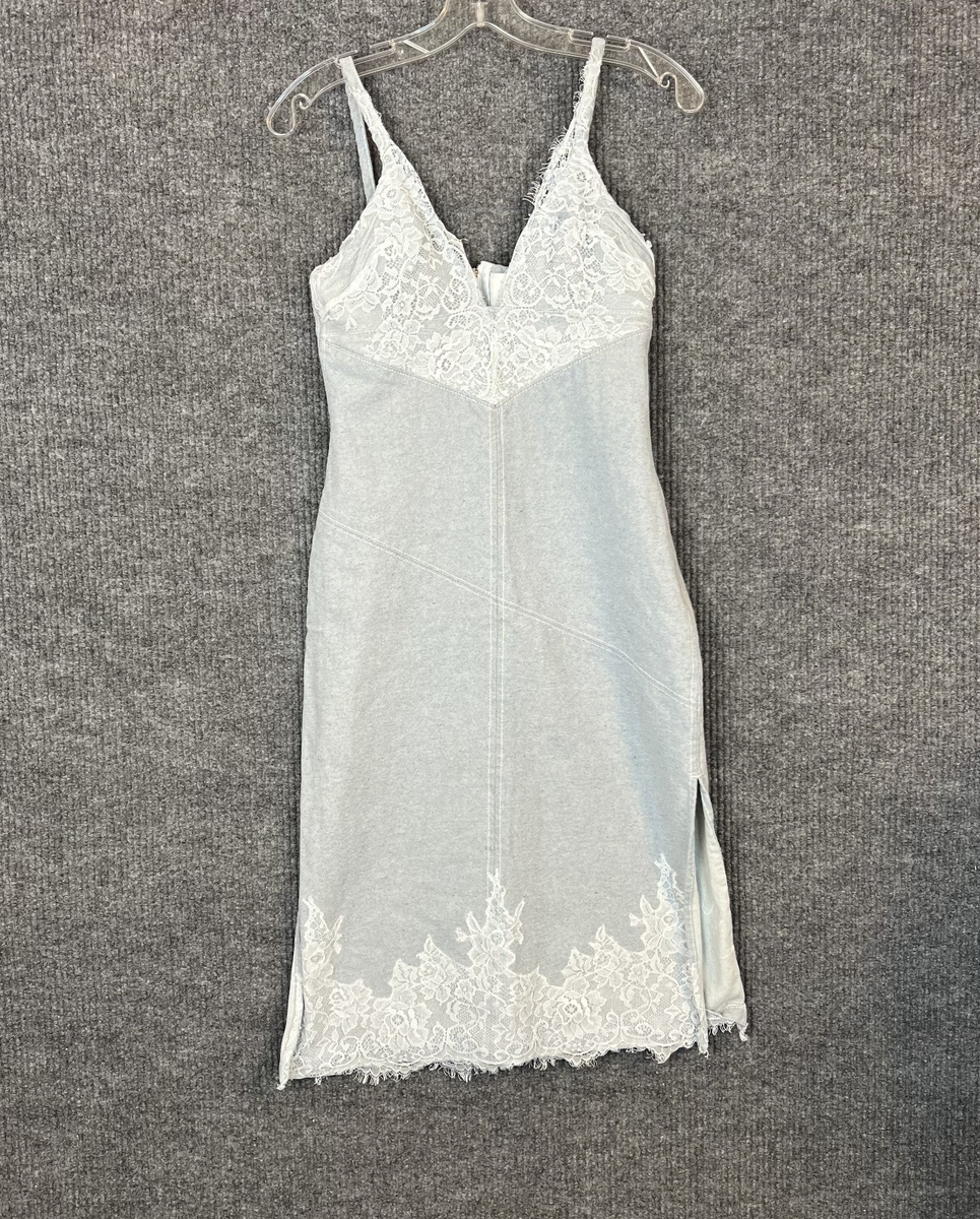 chinese dress ladies 3.1 Phillip Lim French Tuck Knit Dress with Lace Trim Beige / Xs main image 0