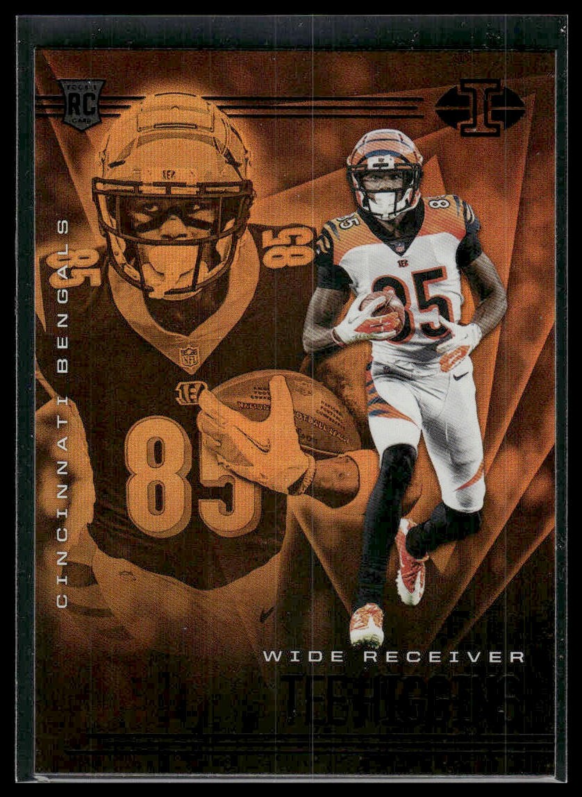2020 Panini Illusions #21 Tee Higgins Trophy Collection Orange