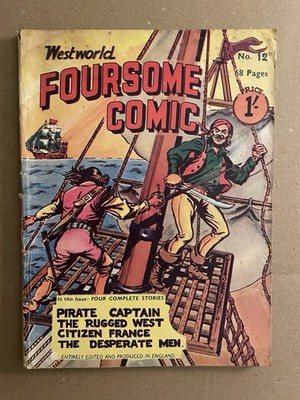Foursome Comic Book #12 1950s Golden Age Westworld Publications British UK Rare