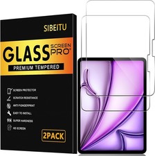 Screen Protector for iPad Air 13 Inch M3 2025 M2 2024, HD Scratch Resistant Fi